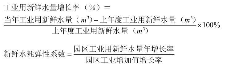 新鮮水耗彈性系數(shù)計算公式