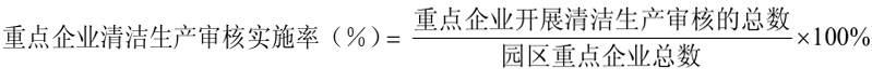 重點企業(yè)清潔生產(chǎn)審核實施率計算公式